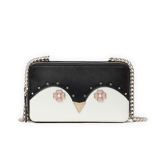 Kate Spade “Frosty” Penguin Double Zip Crossbody - Picture 9 of 12